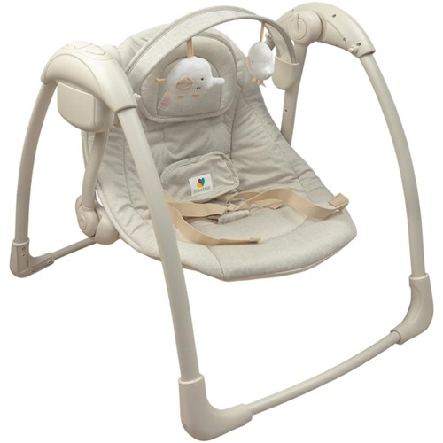 Дитячий шезлонг-гойдалка музична для дітей 3–11кг Mastela