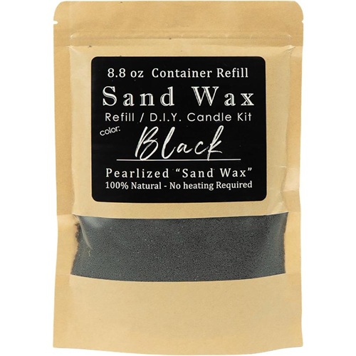 Гранульований віск 260г "Candle Sand" для насипних свічок, чорний