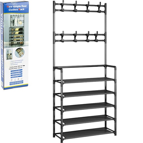 Стойка-вешалка 172*77*62 см для одежды и обуви