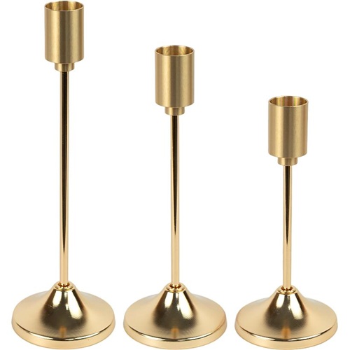 Набір свічників 3шт, висота 21,5/19/15,5см