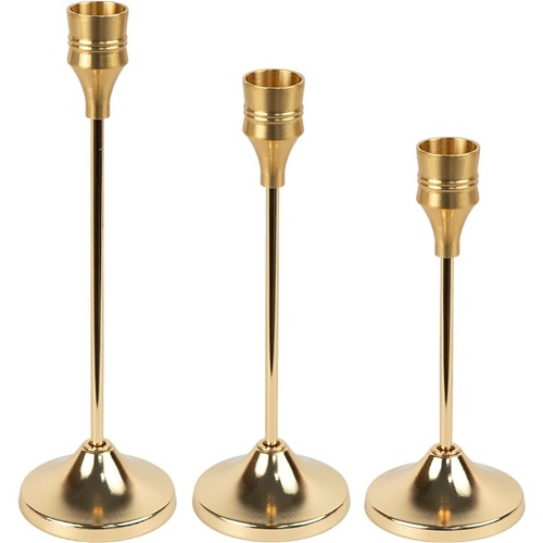 Набір свічників 3шт, висота 23/20/17см