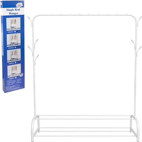 Стойка-вешалка 150*110*57см для одежды и обуви двойная