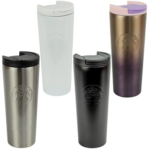 Термостакан 21,5см, 600мл із нержавіючої сталі з відкидною кришкою