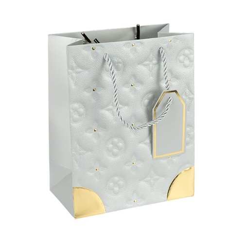 Пакет подарунковий 31*42*12см із золотим декором та тисненням SILVER