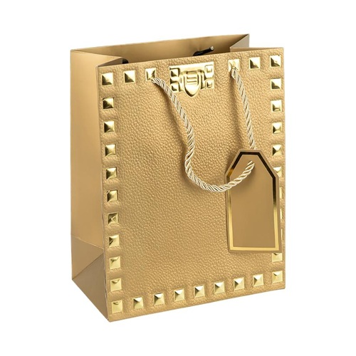 Пакет подарунковий 31*42*12см із тисненням фольгою GOLD