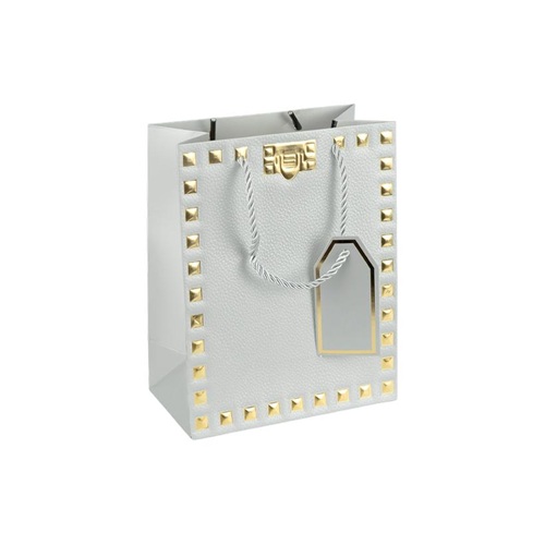 Пакет подарунковий 18*23*10см із тисненням фольгою SILVER