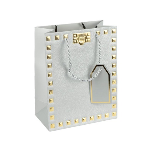 Пакет подарунковий 26*32*12см із тисненням фольгою SILVER