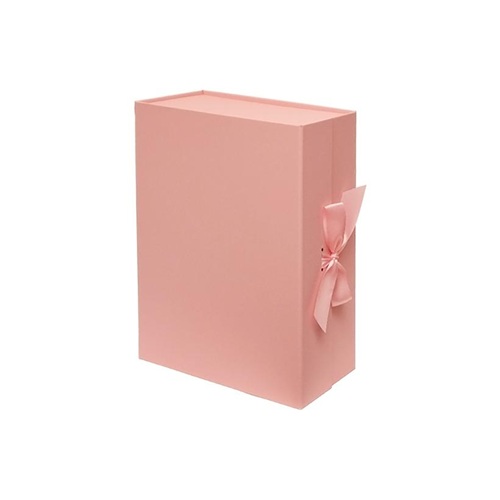 Подарункова коробка 28,2*20,2*9,2см зі стрічкою PINK