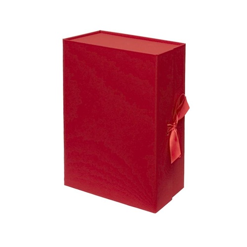 Подарункова коробка 33*25*12см зі стрічкою RED