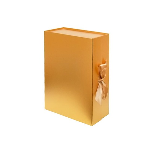 Подарункова коробка 28,2*20,2*9,2см зі стрічкою GOLD