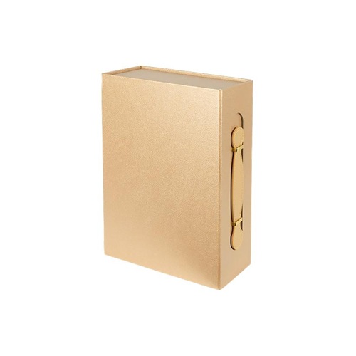Подарункова коробка 28,2*20,9*9,2см із ручкою CHAMPAGNE GOLD