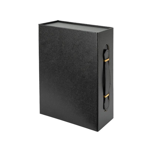 Подарункова коробка 33*25*12см із ручкою BLACK