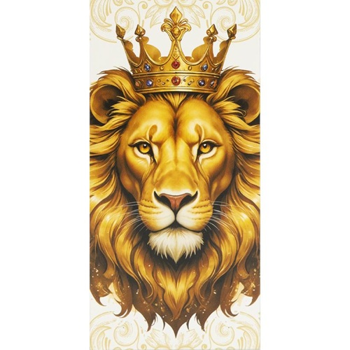 Конверт для денег поздравительный "Лев" 16,5*8см