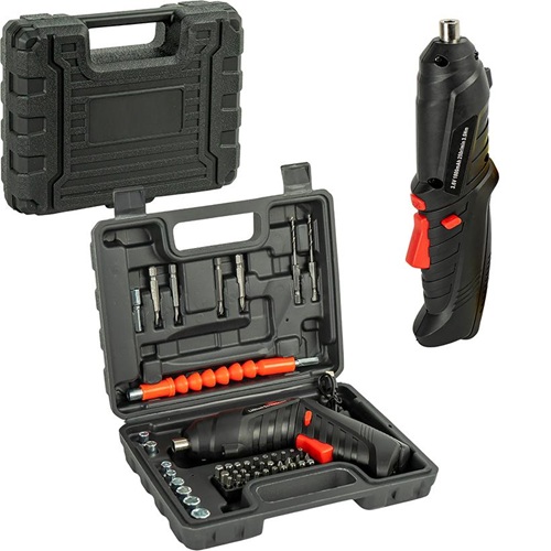 Набір акумуляторної викрутки з насадками 47 предметів у кейсі
