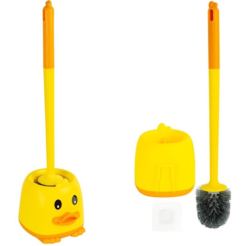 Щітка-йоршик 52см для унітазу з підставкою "Каченя"