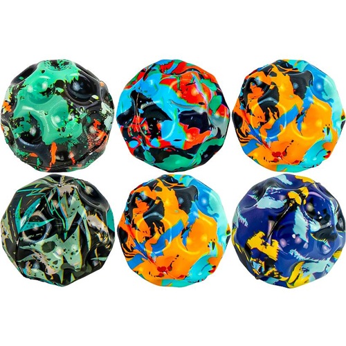 Мяч антистресс прыгающий 6,3см "Moon Ball"