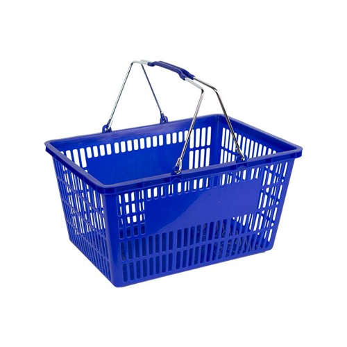 Корзина для покупок пластиковая 32*45*23см