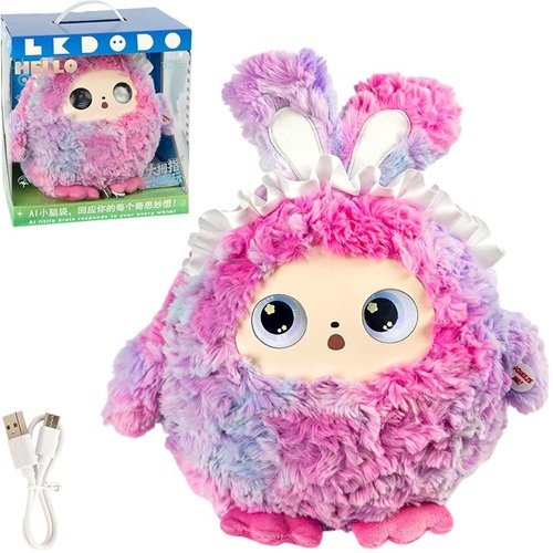 Інтерактивна м'яка іграшка зі штучним інтелектом AI PURPLE