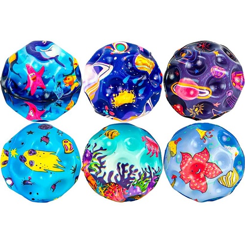 Мяч антистресс прыгающий 6,3см "Moon Ball"