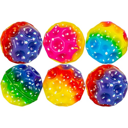 Мяч антистресс прыгающий 6,3см "Moon Ball"