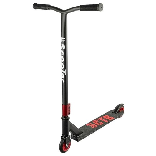 Самокат трюковий алюмінієвий, колеса 100мм PU, ABEC-7, до 80кг RED