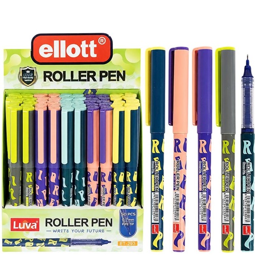 Ручка капиллярная "Ellott" Roller Pen 0,7мм, синяя