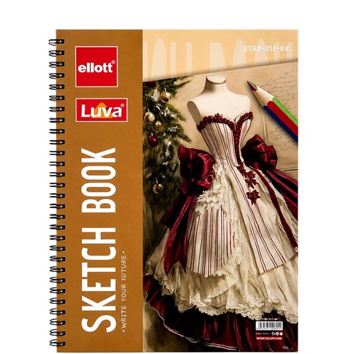 Альбом для ескізів А4 30 аркушів, 160 г/м² Sketch Book, на спіралі