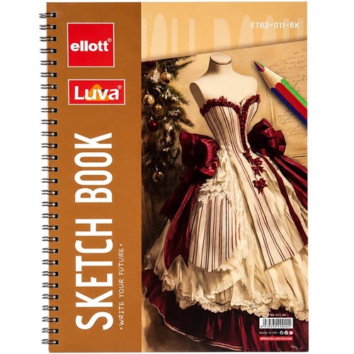 Альбом для ескізів А3 30 аркушів, 160 г/м² Sketch Book, на спіралі
