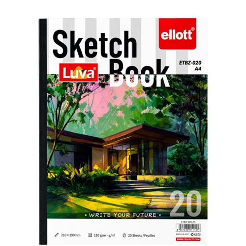Альбом для эскизов А4 20 листов, 110 г/м² Sketch Book