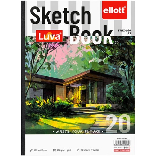 Альбом для эскизов А3 20 листов, 110 г/м² Sketch Book
