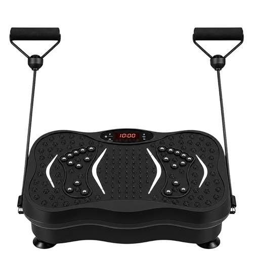 Віброплатформа для фітнесу з Bluetooth, пультом та еспандерами 200 Вт