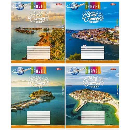 Зошит 36л клітинка "The best Summer" "Мрії здійснюються"