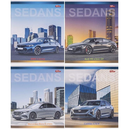 Зошит 48л клітинка "Sedans" "Мрії здійснюються"