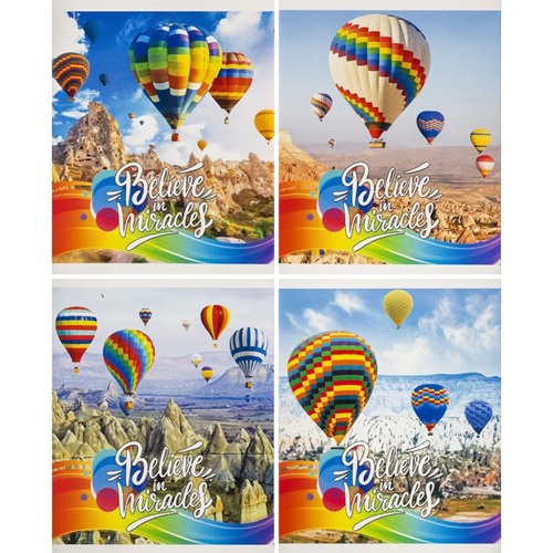 Зошит 60л клітинка "Believe in miracles" "Мрії здійснюються"