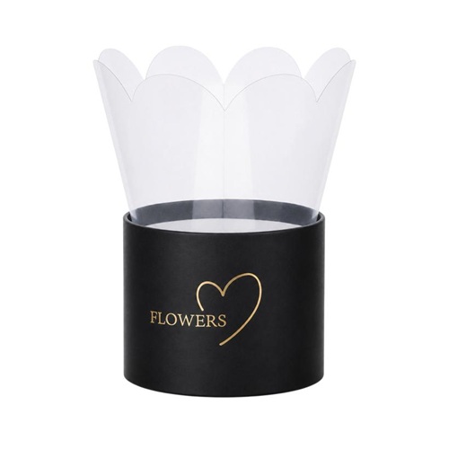 Коробка для квітів 10*10*8см Black