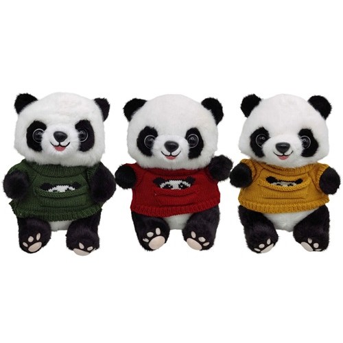 Іграшка м'яка "Панда у светрі" 25см