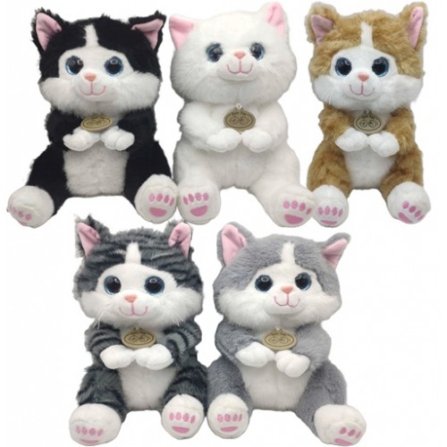 Іграшка м'яка "Кіт-великі очі" 26см