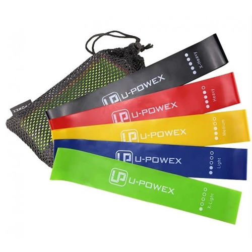 Фітнес-гумки U-powex 5шт. у наборі + мішечок