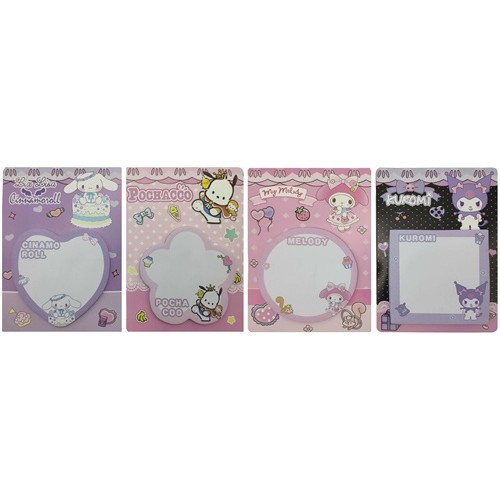 Бумага для заметок "Зайка Kuromi" 25листов 7,6*7,6см