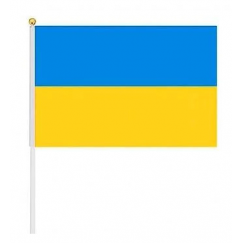 Прапор України 14*21см БЕЗ ПРИСОСКИ