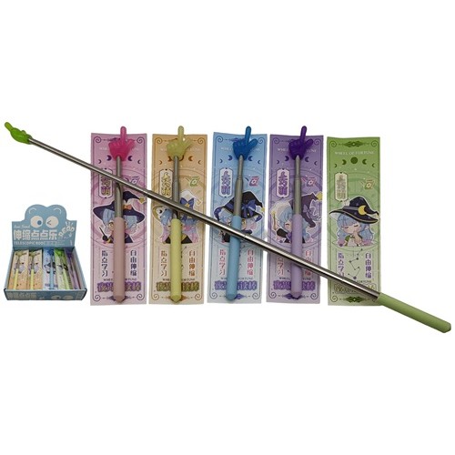 Указка складна телескопічна флуоресцентна "Палець-Pick me" 20-68см