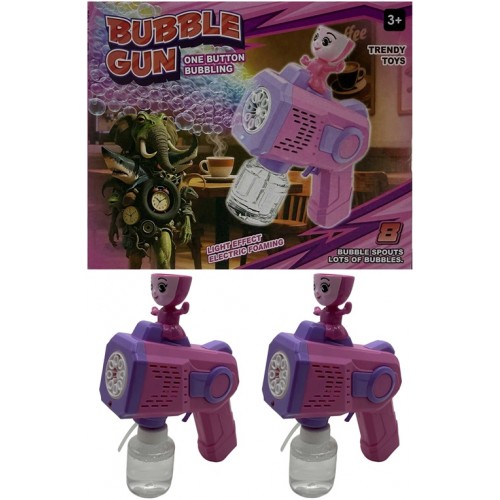 Пістолет для мильних бульбашок Bubble Gun "Балерина Капучино" 16*13см у кор.