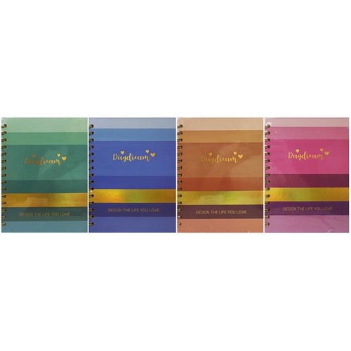 Зошит на спіралі А5 "Золота лінія" 80 аркуш, клітинка, тб.обкл.