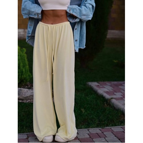 Прямі брюки, велюр люкс