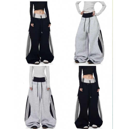 Штани Oversize р.42-50, низ на затяжках