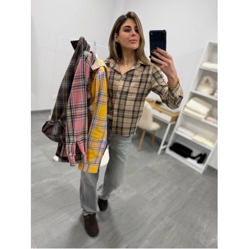 Сорочка в клітку, фланель