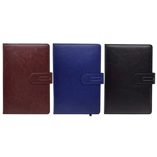 Щоденник А5 недатований на магніті "Класик" 150 аркушів, шкір/зам