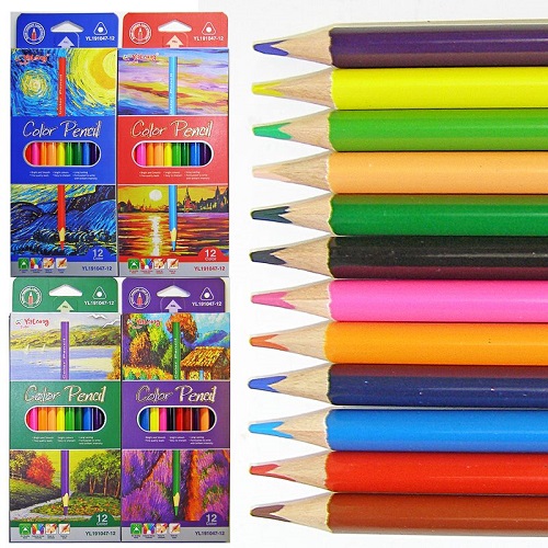 Набор цветных карандашей "ЛАНДШАФТ" 12цв