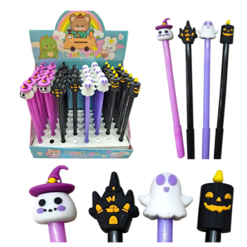 Ручка гель "HALLOWEEN PURPLE", синяя