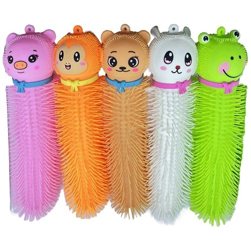 Іграшка-антистрес світиться "Мохнатик-звірята" 46см